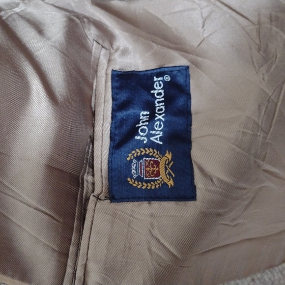 Vintage John Alexander Harris Tweed Woven Sports Coat Scottish Wool - Picture 7 of 13